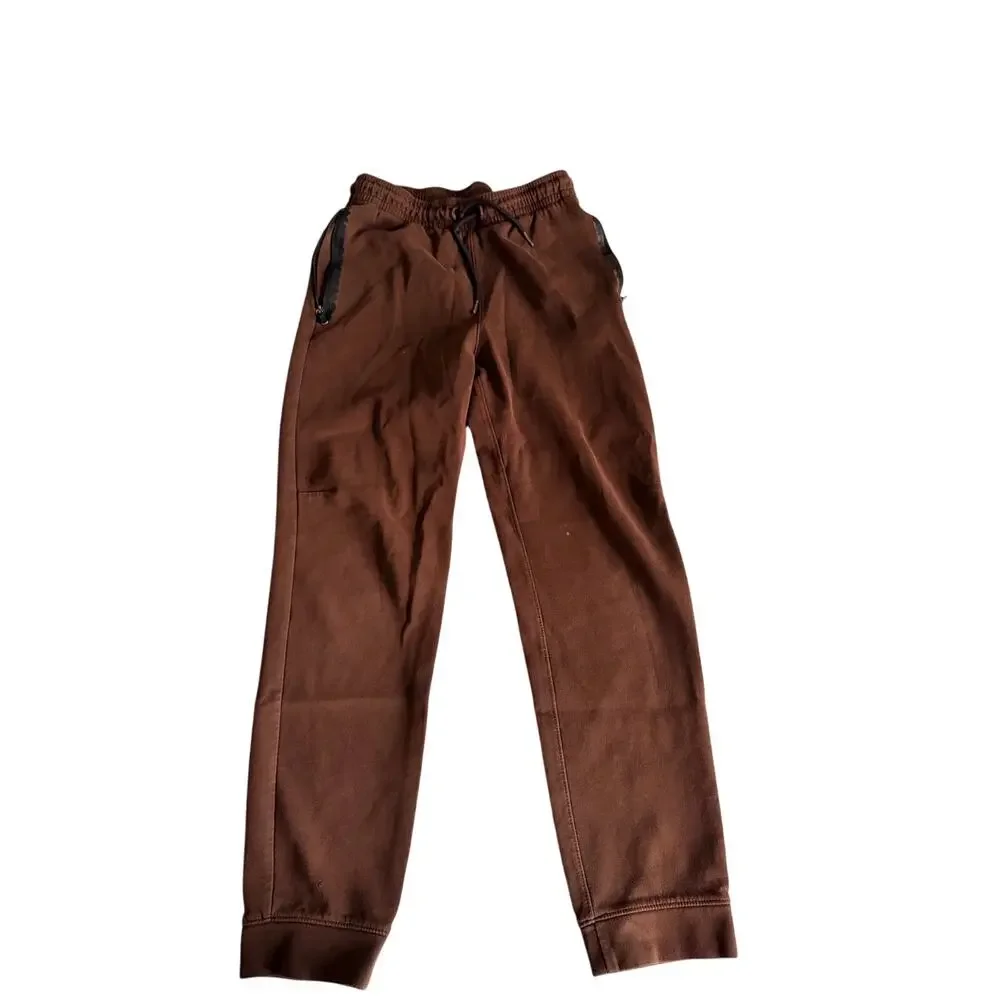 Old Navy Boys XL Brown Dynamic Fleece Jogger Pants - Ready for Play!
